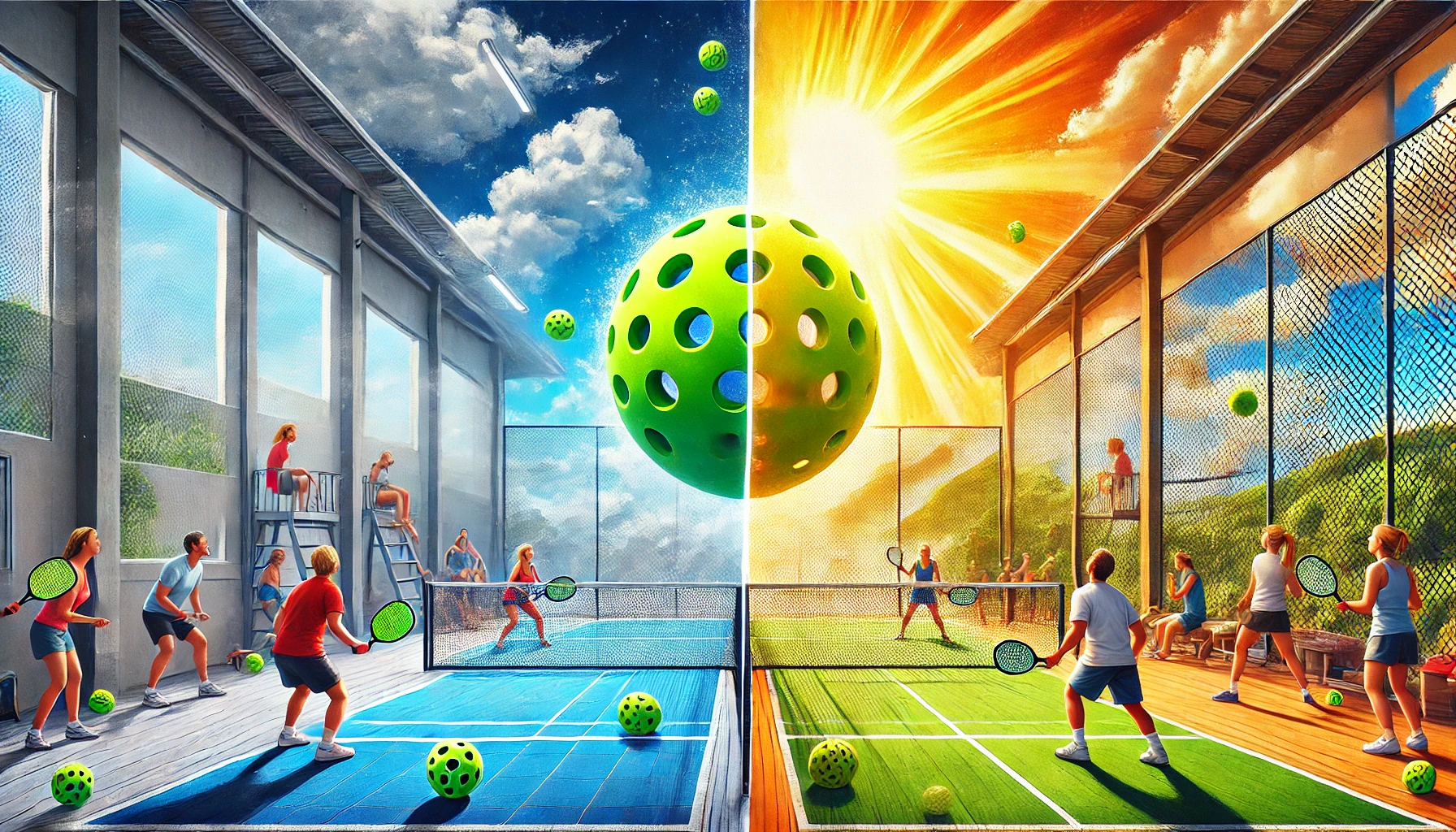 Indoor Verses Outdoor Pickleballs